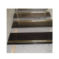 Good Price High Quality Nature Polished Modern Black Granite Stairs Step