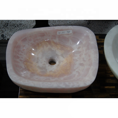 pink marble granite basin outdoor decorative garden stone sink