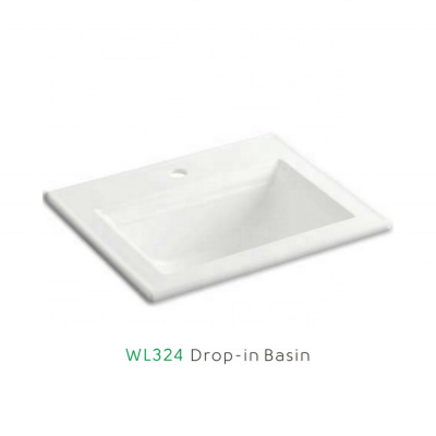 Porcelain Sanitary Cabinet Wash Basins With Stand Bathroom Ceramic Sink WL-324